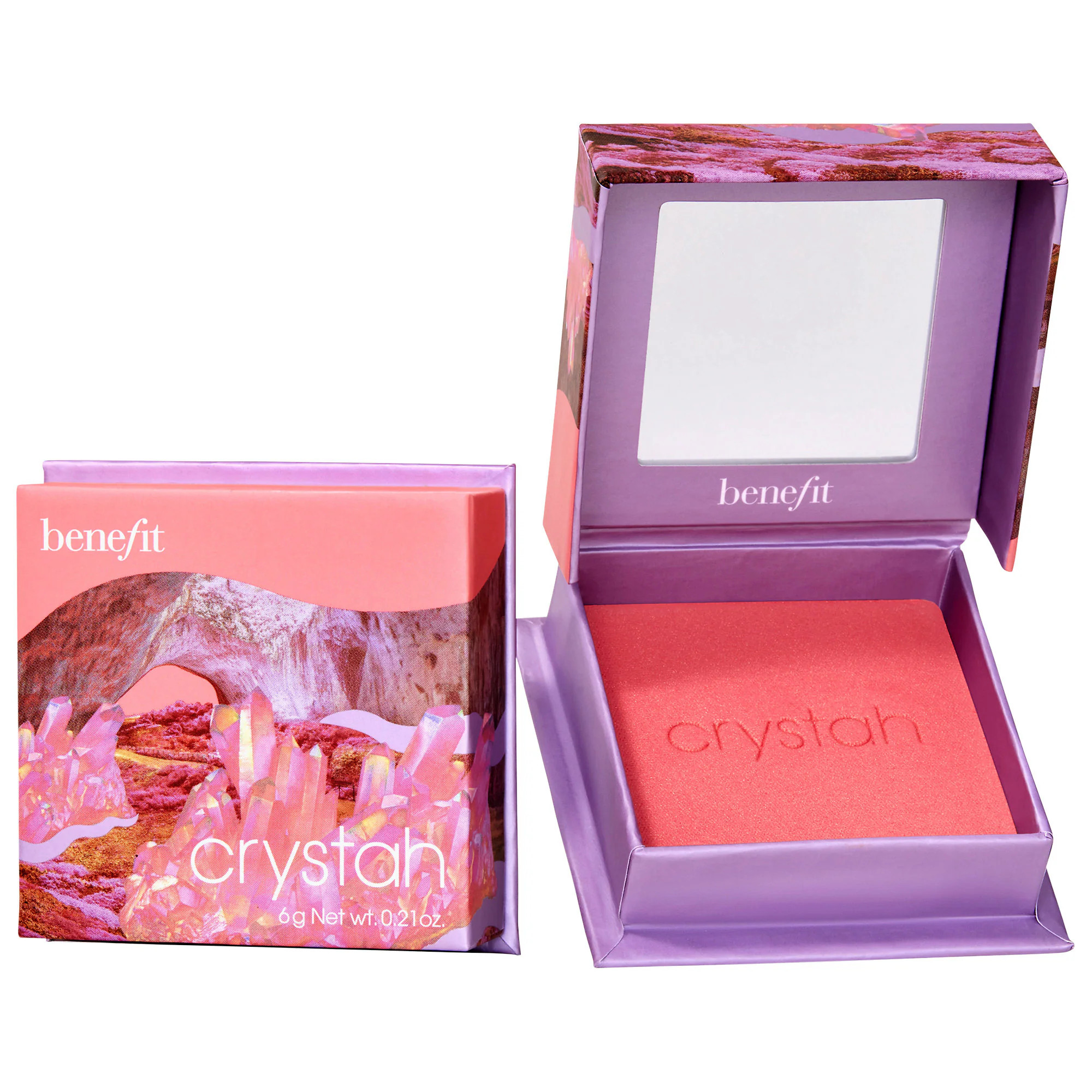 Benefit Cosmetics Silky-Soft Powder Blush Crystah 0.21 oz / 6 g | Sephora (US)