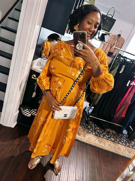 Yellow dress | spring dress | date night dress | gold jewelry | Chanel | crossbody bag 

#LTKshoecrush #LTKitbag #LTKover40