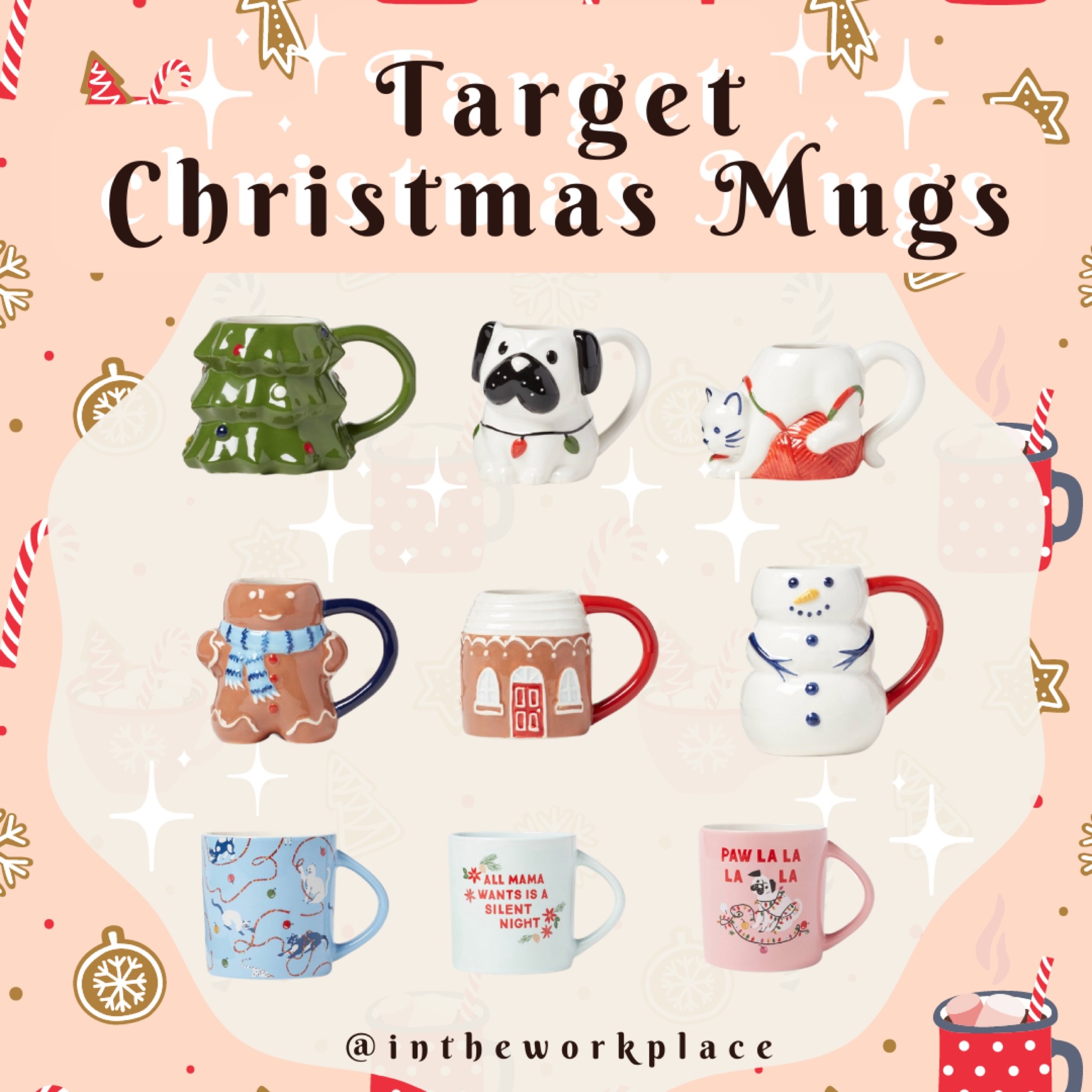 New Target Christmas Mugs!

#LTKHoliday #LTKsalealert #LTKSeasonal