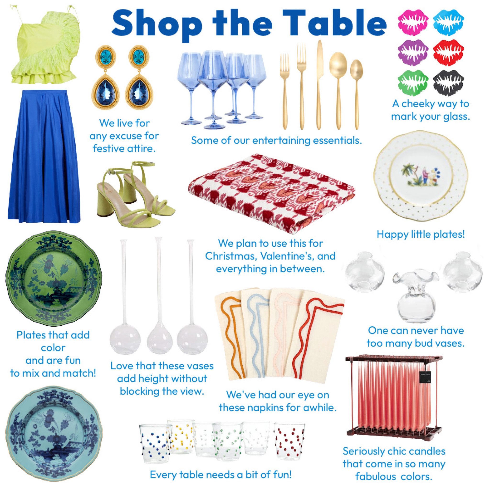 Last week, we had the pleasure of having @chefsamdiminich and his @yourfarmsyourtable team prepare a multi-course dinner at our house. It was such a fun and interactive experience! We highly recommend it for your next dinner party and are excited to try out his new restaurant @restaurant_constance when it opens later this year. If the meal we had last week was any indication, it’s going to be incredible!

Now on for the table, as you know we love an excuse to set a fancy table. The inspiration for this table came from the @massimo_lunardon_ glasses we found in NYC. We knew we wanted it to be bold and playful and we must say are pretty happy with how it turned out .💃🍷🍽🎉


#themaximalistmix #maximalistentertaining 


#LTKhome