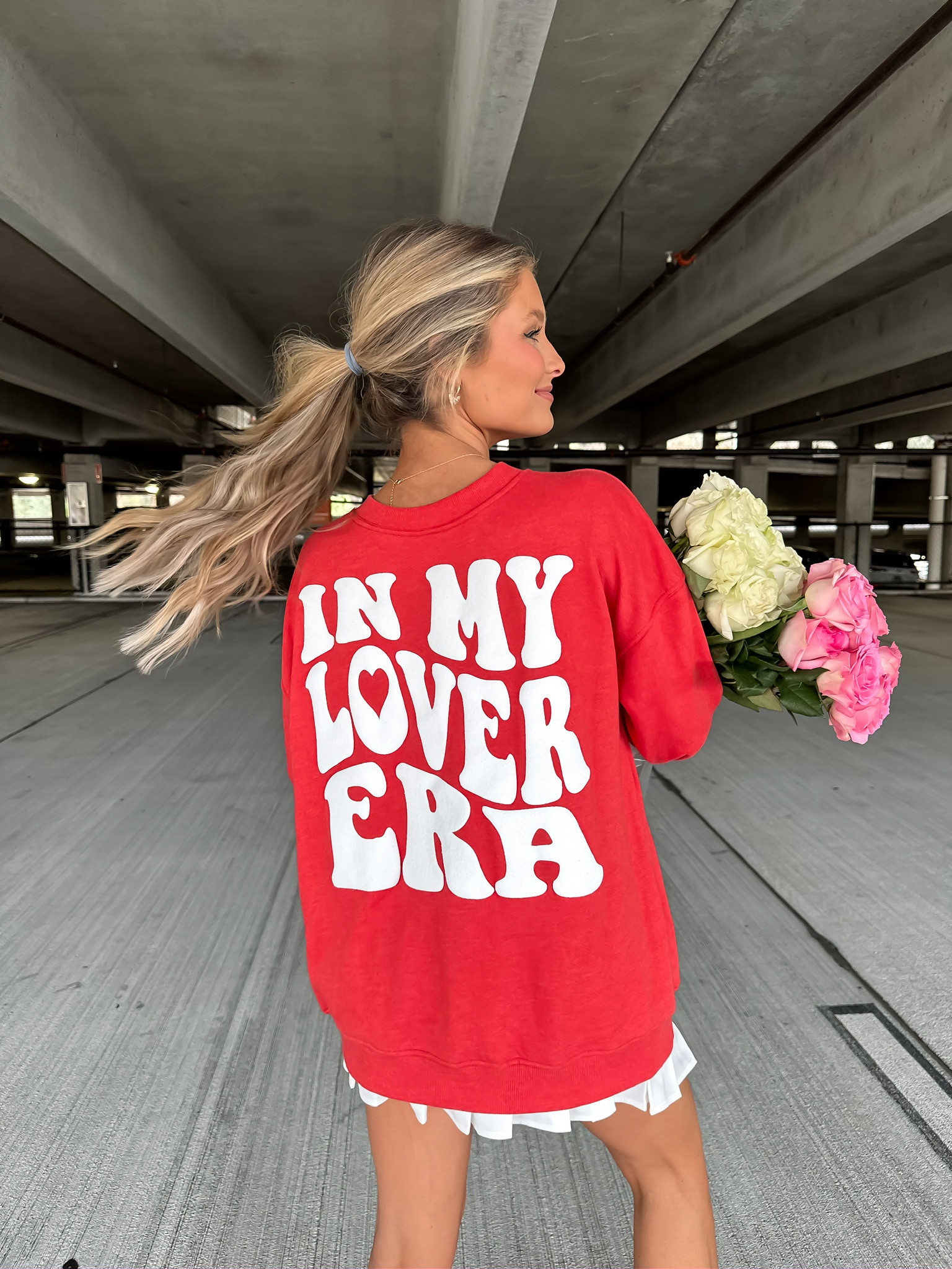 The Valentine’s Day outfit info. Preppy outfit. Varsity skirt. Tennis skirt. White sneakers. Graphic sweatshirt. Trendy outfit. Casual outfit. Mom style. Spring outfit.

#LTKstyletip #LTKSeasonal #LTKfindsunder100