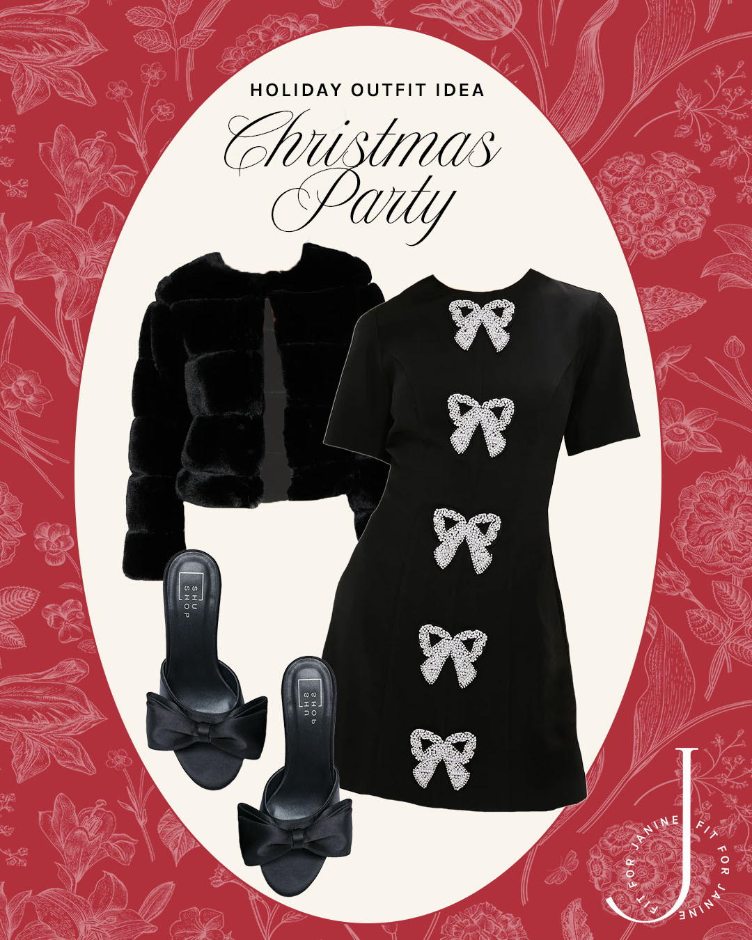 A classy Christmas Party look that looks totally designer too! Which is your favorite piece?

Fit4Janine, Avara, Jacket, Tuckernuck, Desinger Inpsired, Heels, Bows, Shu Shop 

 #LTKHoliday #LTKStyleTip #LTKShoeCrush