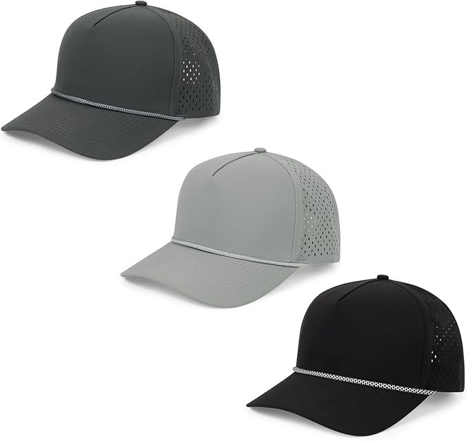 Quick Dry Baseball Cap Snapback Hats Mesh Trucker Hat for Men Women Water-Resistant Outdoor Golf ... | Amazon (US)