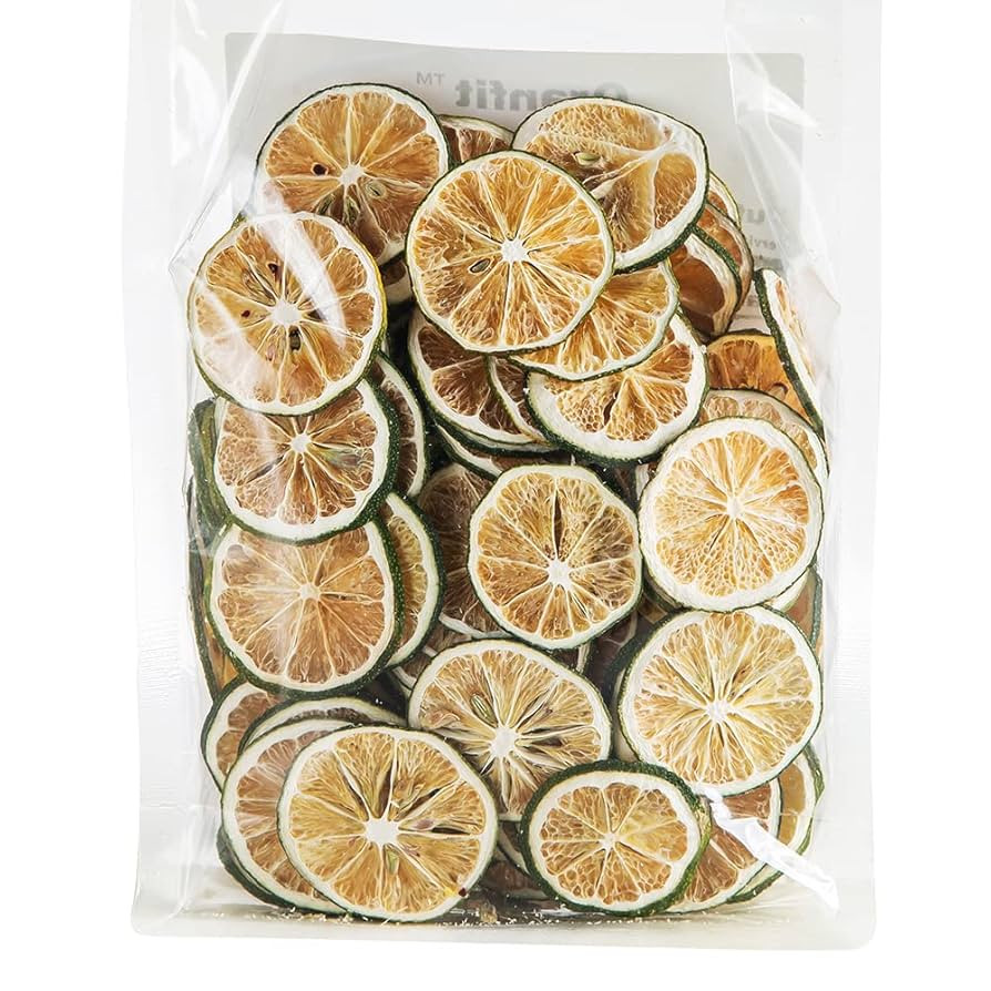 Oranfit Dried Lime Slices, Natural Dried Lime Slices, Crafts Cake Decoration Cocktail Garnish Tab... | Amazon (US)