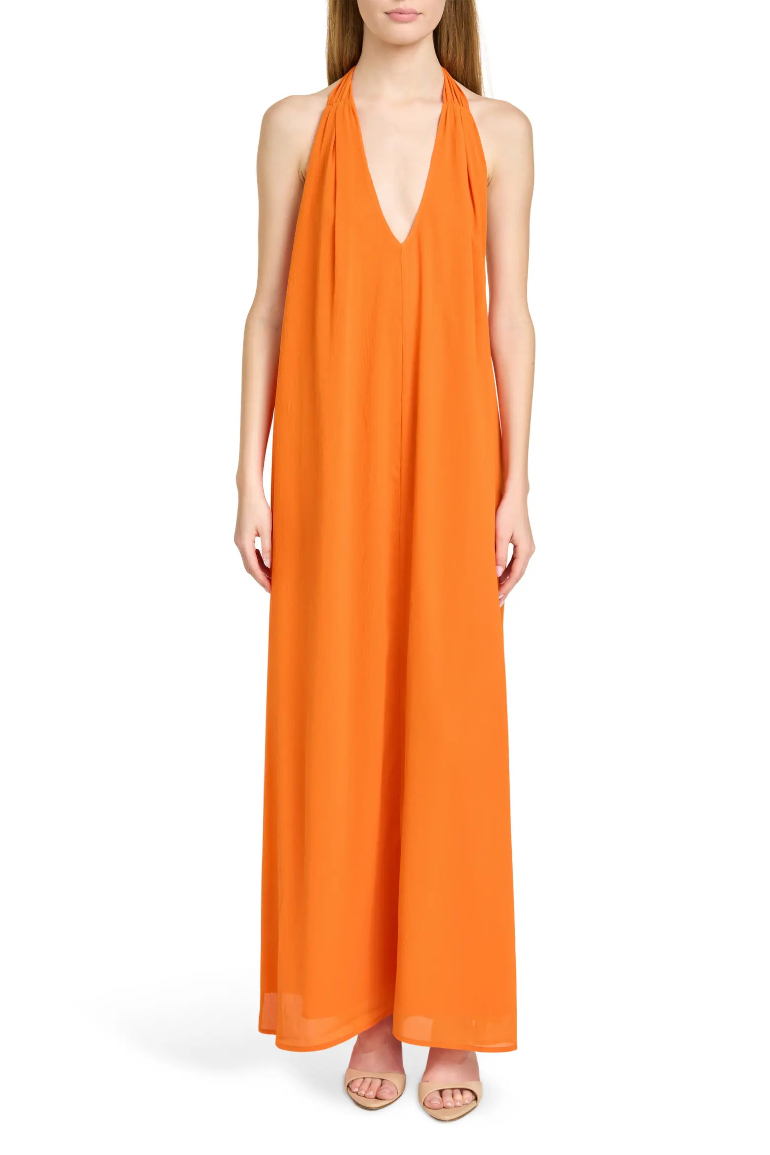 x Hannah Lovey Porter Solana Halter Maxi Dress (Nordstrom Exclusive) (Women) | Nordstrom | Nordstrom