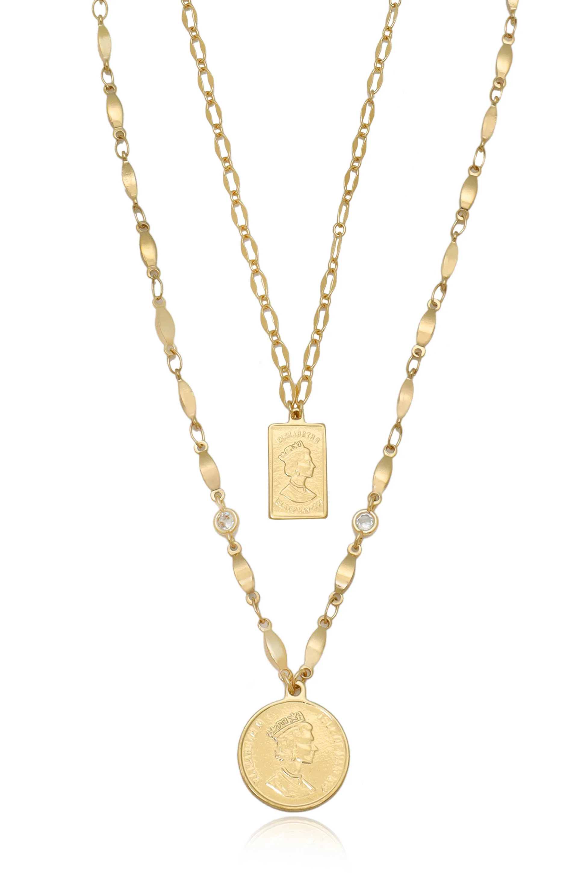 Medallions of Mine Layered Coin Necklace Set | Ettika