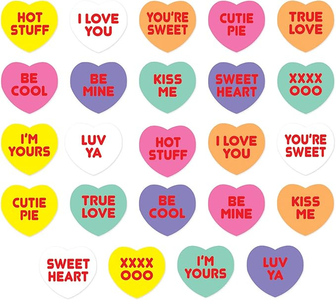 Candy Heart Stickers | Amazon (US)