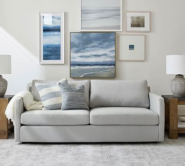 Pacifica Square Arm Upholstered Sofa | Pottery Barn (US)