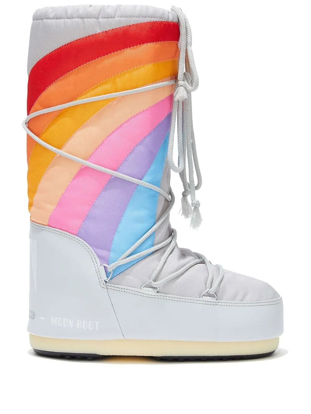 logo rainbow-print snow boots | Farfetch Global