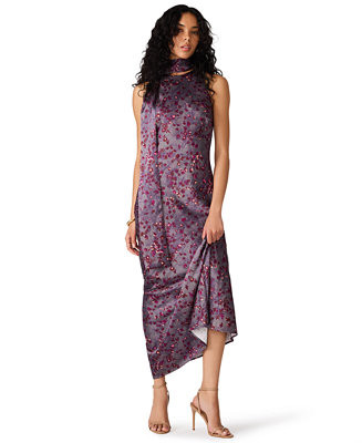 Women's Halter Floral-Print Dress | Macy's