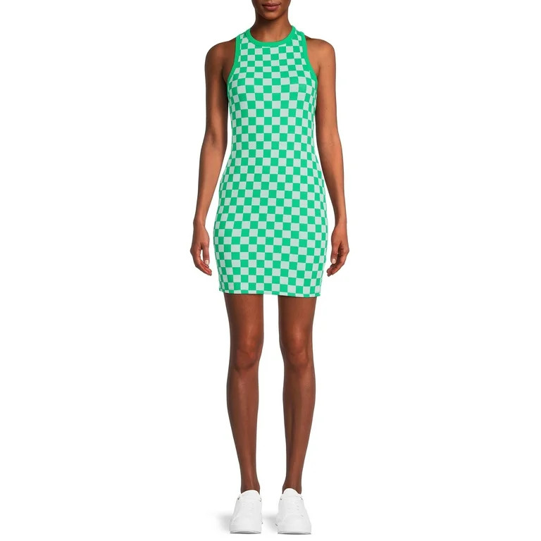 No Boundaries Juniors Sleeveless Knit Dress | Walmart (US)