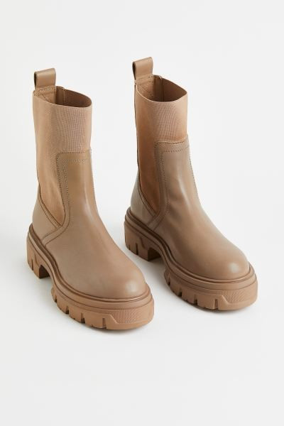 Leather Chelsea boots | H&M (UK, MY, IN, SG, PH, TW, HK)