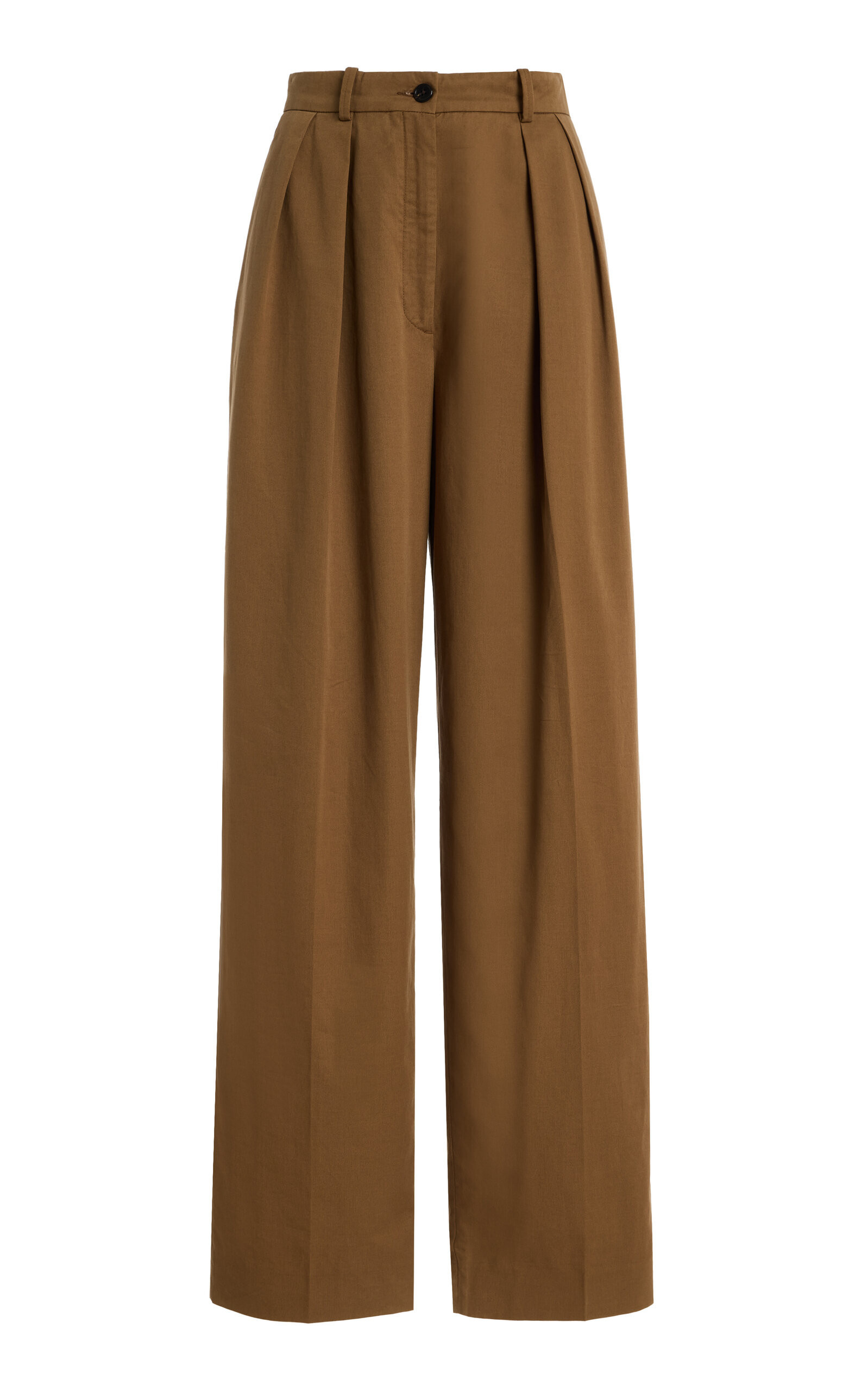 The Row Igor Cotton-Blend Straight-Leg Pant - Moda Operandi | Moda Operandi (Global)