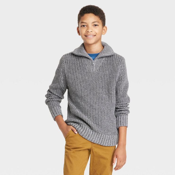 Boys' Quarter Zip Sweater - Cat & Jack™ | Target