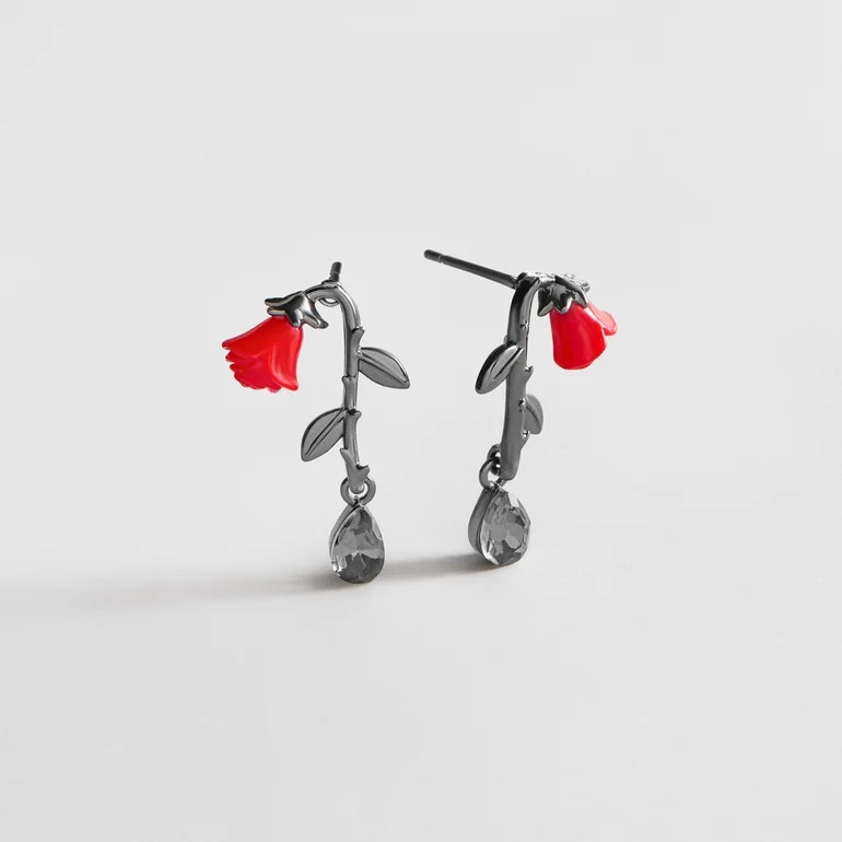 Dead Romantic Rose Earrings | BaubleBar