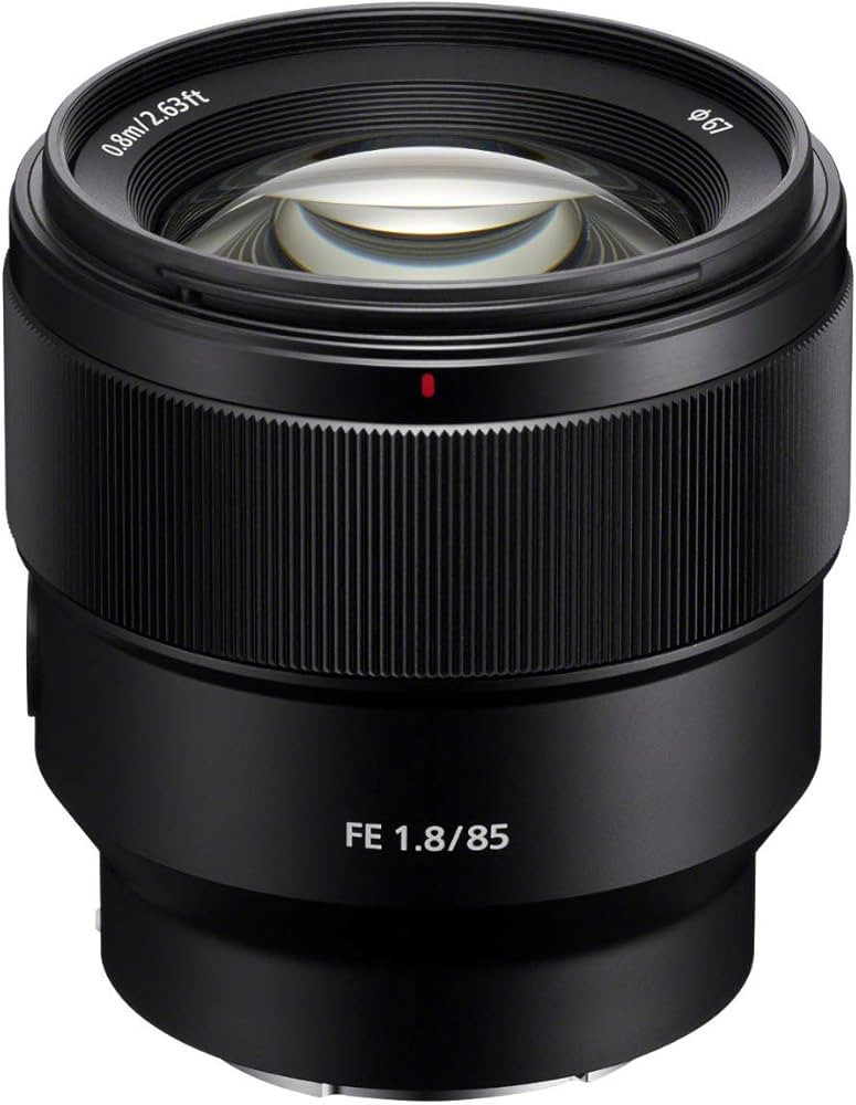 Sony SEL85F18 85mm F/1.8-22 Medium-Telephoto Fixed Prime Camera Lens, Black | Amazon (US)