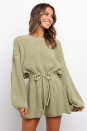 Saige Romper - Olive | Petal & Pup (US)