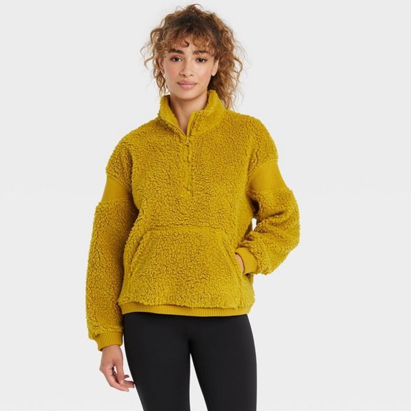 Women's Sherpa 1/2 Zip Pullover - JoyLab™ | Target