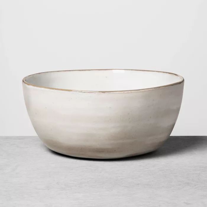 Stoneware Reactive Glaze Serve Bowl - Hearth & Hand™ with Magnolia | Target