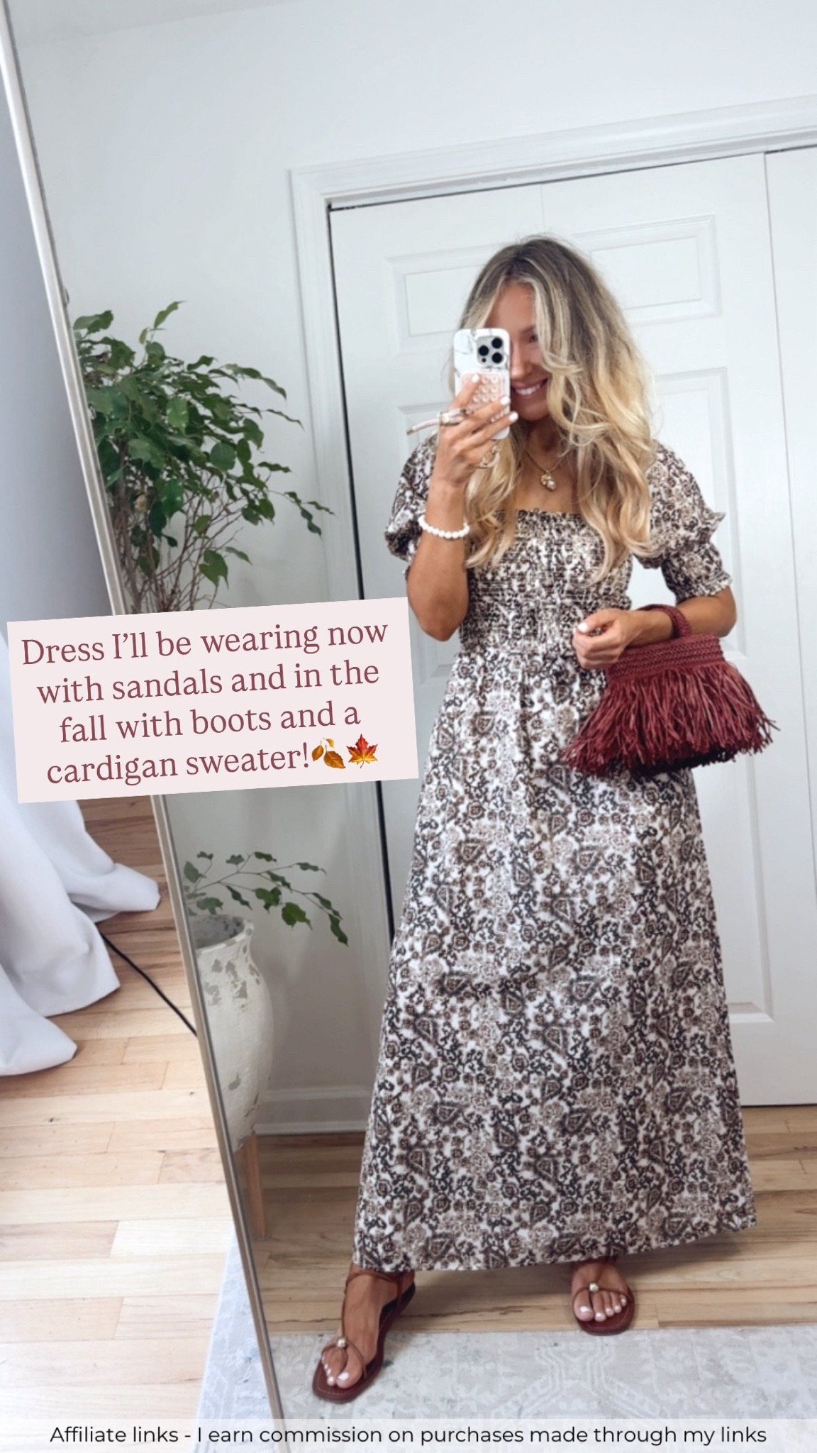 Affiliate links - I earn commission on purchases made through my links 

Fall dress
Hill House nap dress new