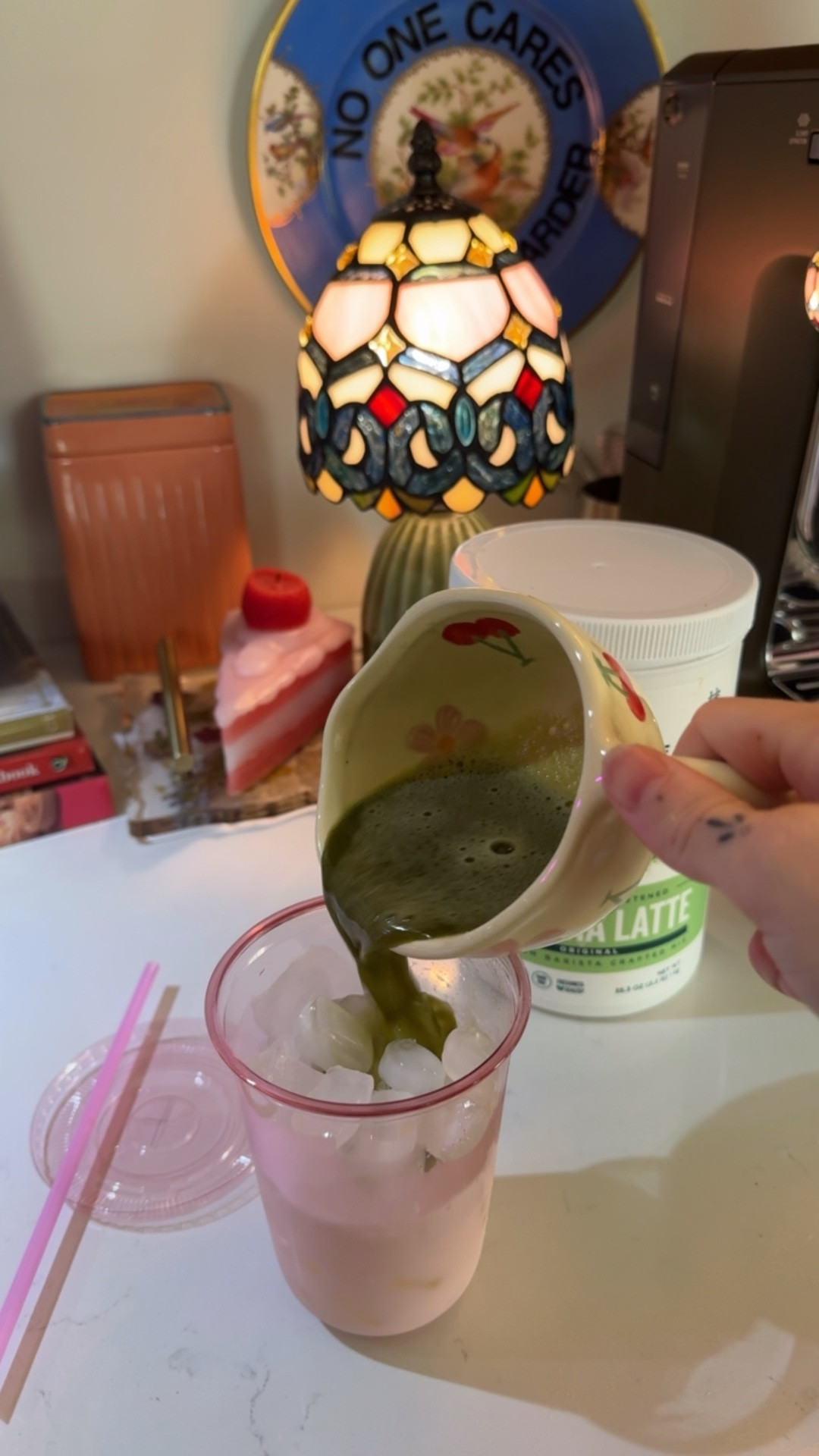 just add milk and you have the best matcha latte 🙂‍↕️🙌🏻