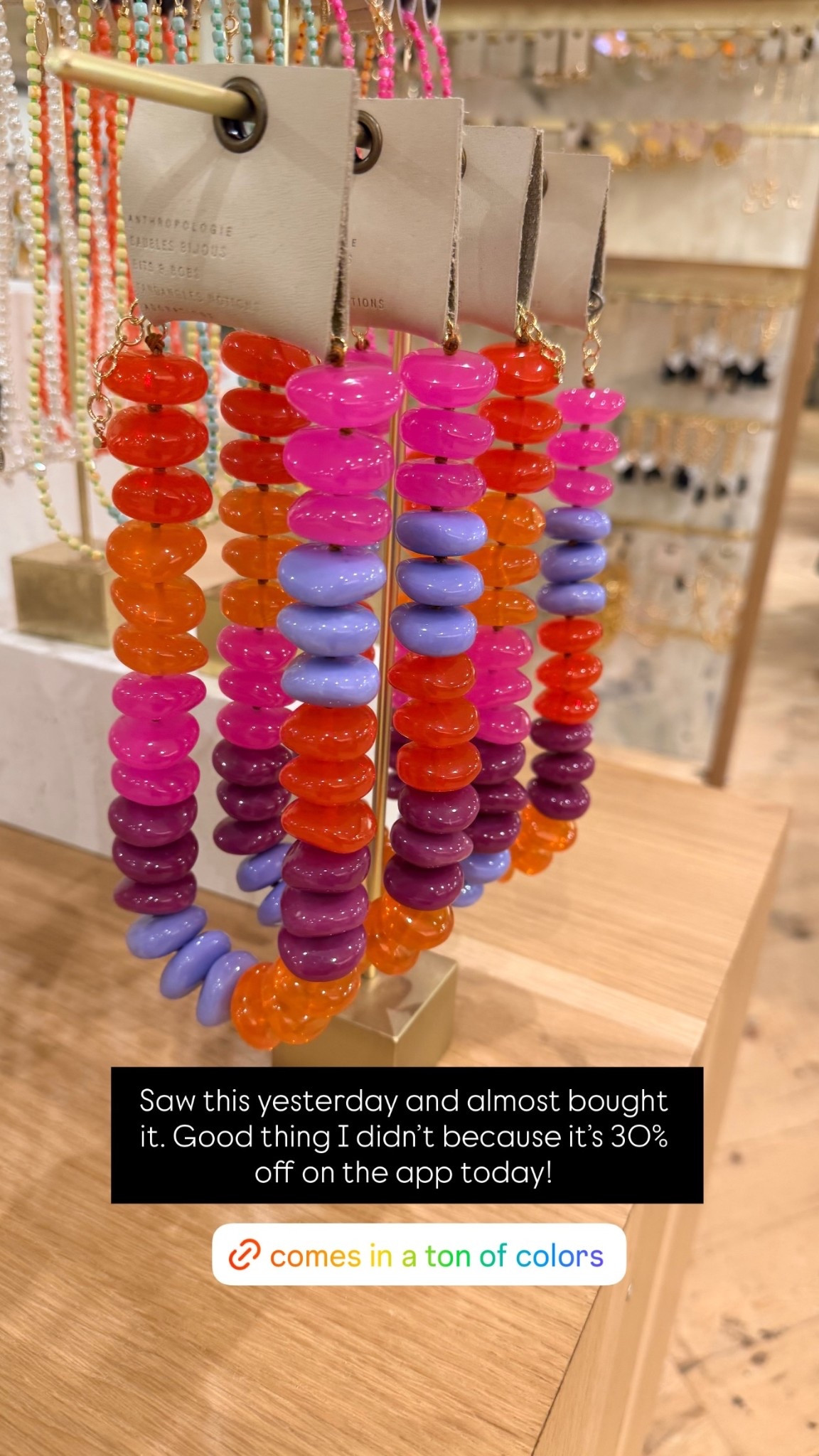 Saw this yesterday and almost bought it. Good thing I didn’t because it’s 30% off on the app today! Comes in a ton of colors  