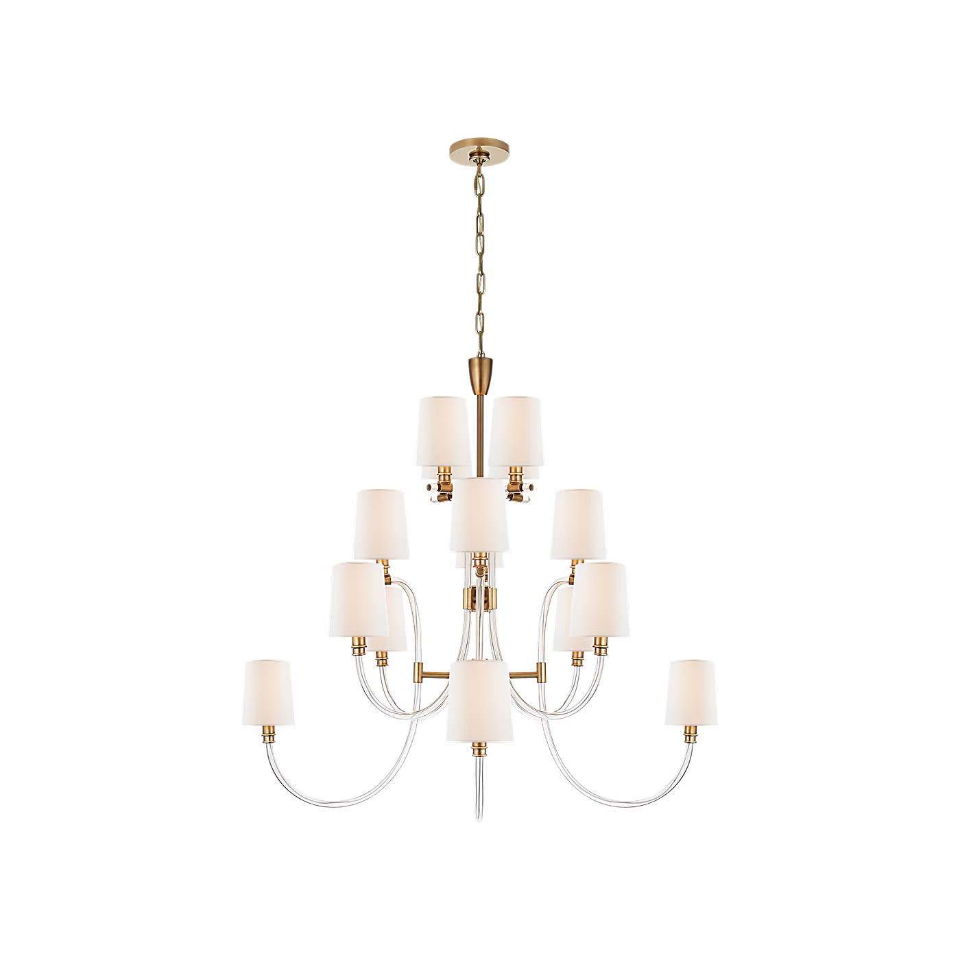 Clarice Large Chandelier | Visual Comfort