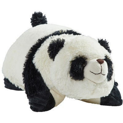 Comfy Panda Small Kids' Plush - Pillow Pets: Novelty Indoor Throw Pillow, Polyester, Spot Clean, 18" | Target
