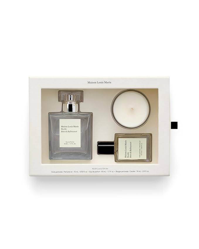 Maison Louis Marie - No.04 Bois de Balincourt Luxury 3-Piece Gift Set | Premium Clean Beauty + No... | Amazon (US)