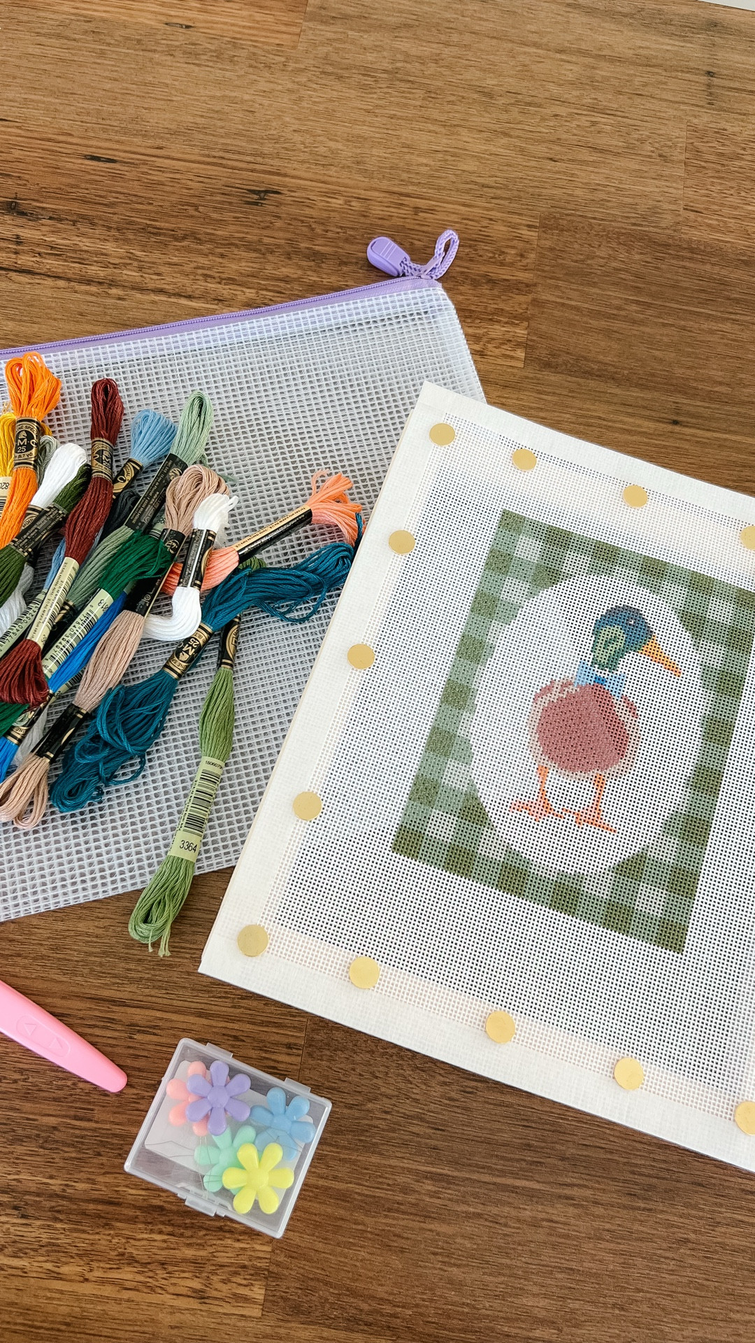 Set up my new needlepoint project with me! 🧵🪡

#LTKSaleAlert #LTKFindsUnder50