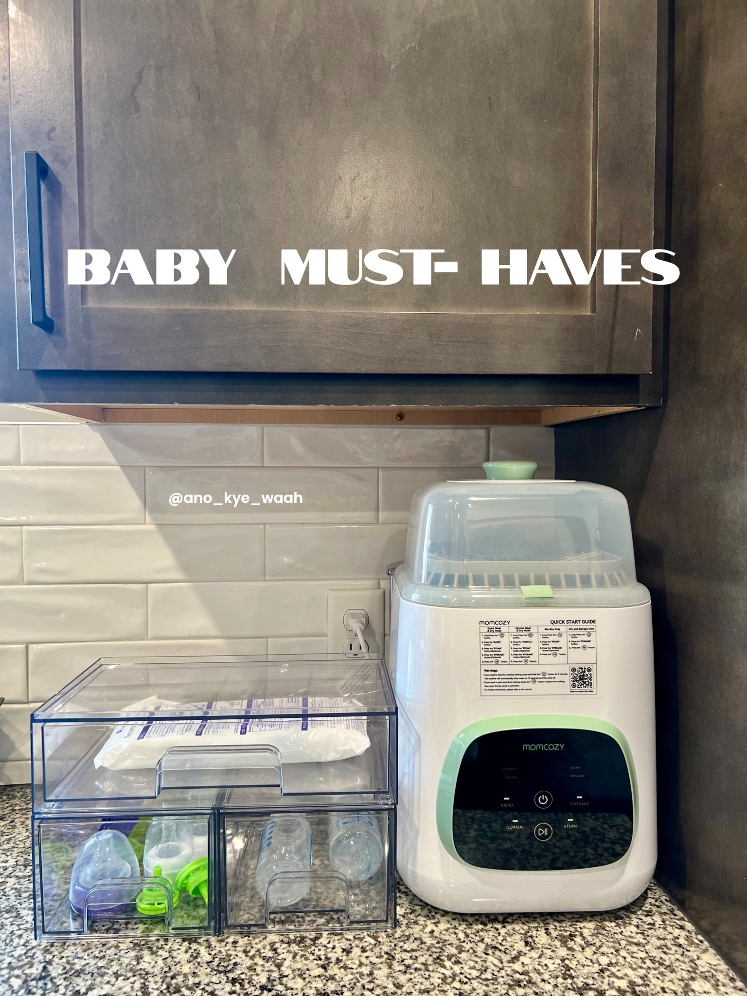 Name a better duo, I will wait! Moms this is the bottle washer of our dreams. The momcozy baby washer is making my so easy right now. 

#LTKBump #LTKBaby #LTKHome