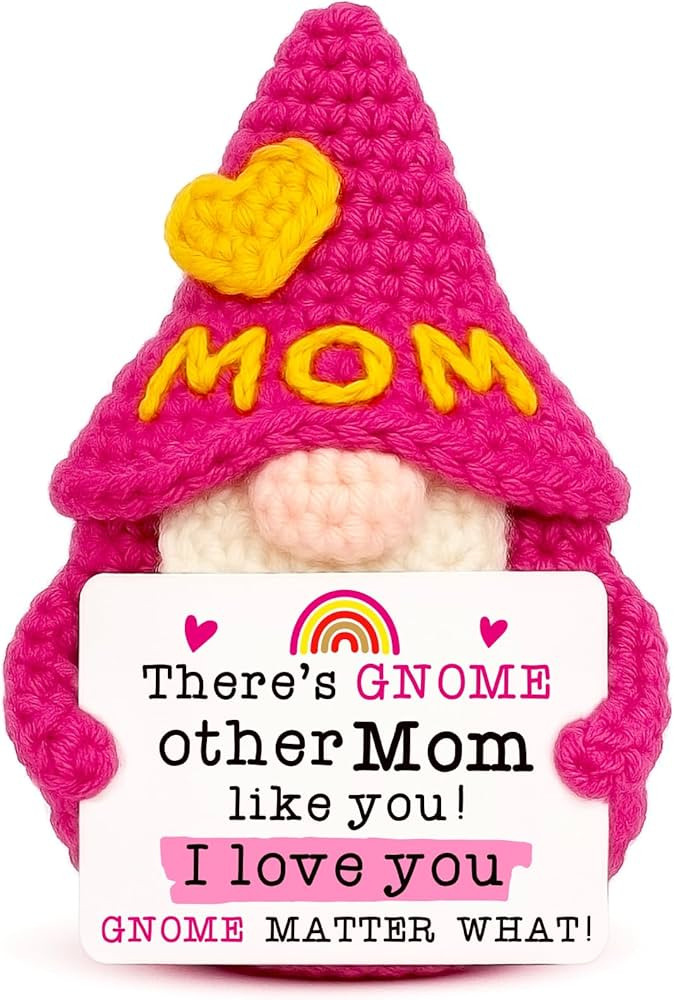 Mom Gifts for Mothers Day - Funny Mother's Day Birthday Handmade Gnome Gift for Mom from Daughter... | Amazon (US)