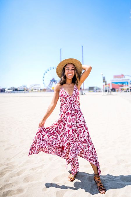 Beach outfit | Beach style | Vacation dress | Maxi dress | Maternity style | Bump friendly | Summer sandals | Gladiator sandals

#LTKTravel #LTKFindsUnder50 #LTKSeasonal