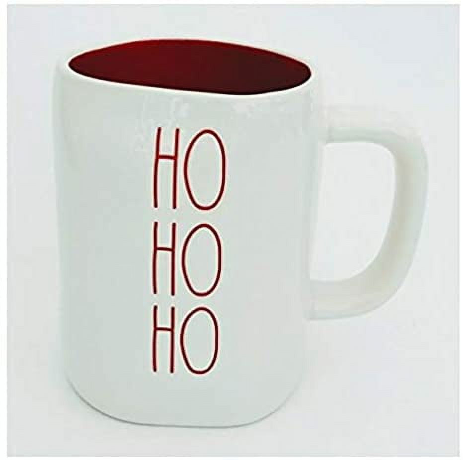 Rae Dunn Ho Ho Ho Mug - New Christmas | Color: White and Red | Walmart (US)