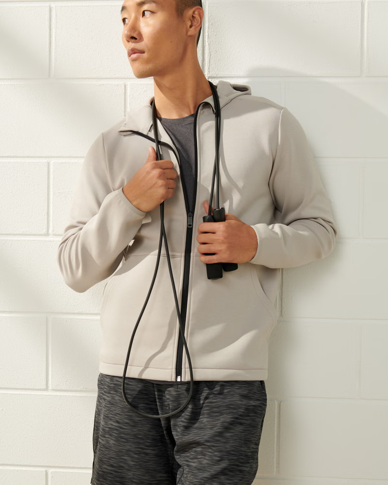 YPB neoKNIT MAX Full-Zip Hoodie | Abercrombie & Fitch (US)