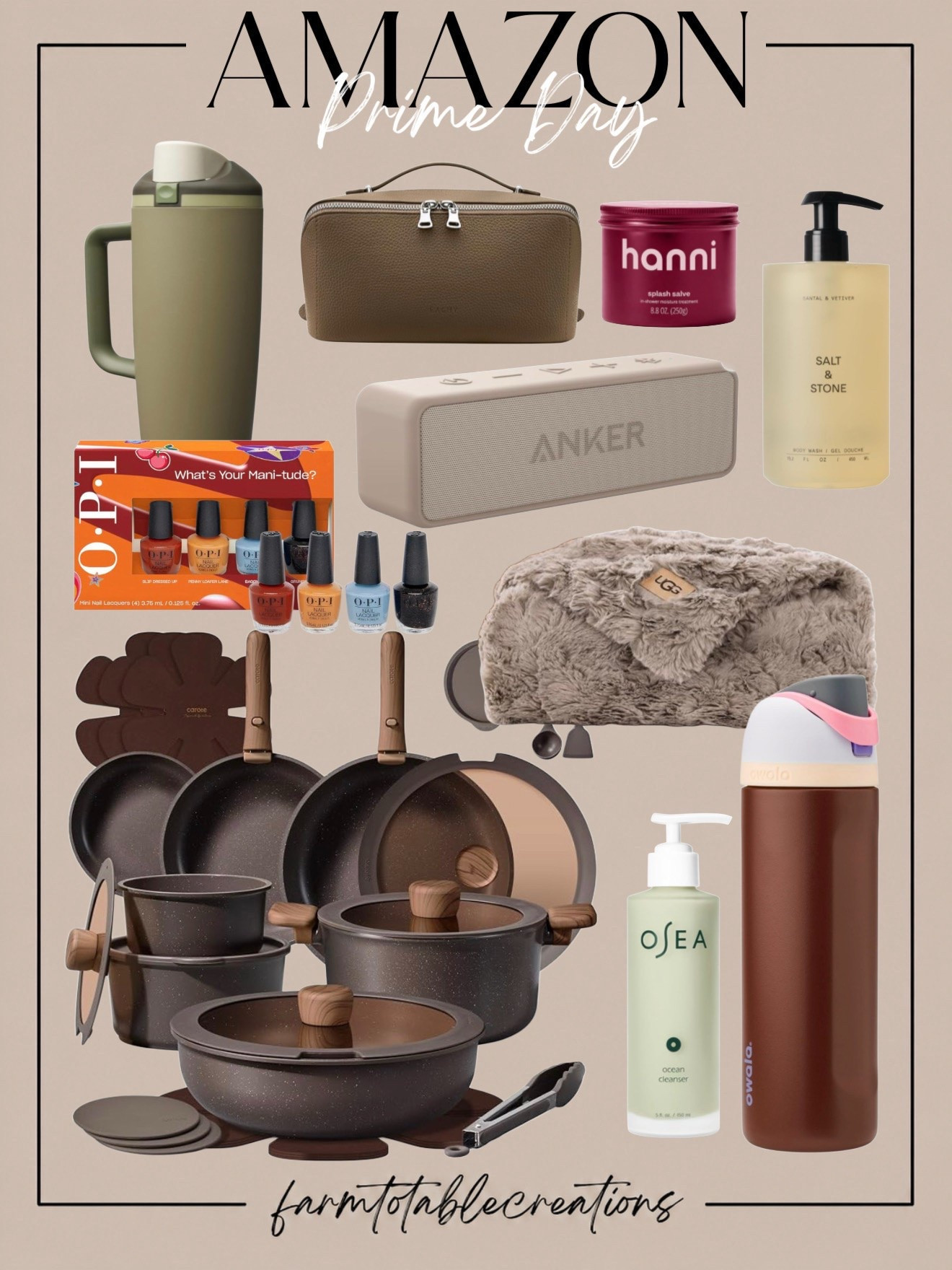 Amazon Prime Day Lifestyle Deals 🤎✨

These Amazon Prime Day finds are such a good mix of everyday upgrades, cozy favorites, and giftable picks. From the roomy travel case and portable speaker to the tumbler, self-care finds, nail polish set, and kitchen essentials, there’s a little bit of everything in this roundup.

I especially love these for getting ahead on holiday shopping or grabbing practical items you’ll actually use all year. The cozy blanket and neutral cookware make this feel like such a good mix of comfort and function.

Follow @farmtotablecreations on Instagram for more cozy home finds and trending decor.

#LTKSaleAlert #PrimeDay #AmazonPrimeDay #PrimeDayDeals #AmazonFinds #AmazonDeals #LifestyleFinds #HomeFinds #BeautyFinds #GiftIdeas #HolidayShopping #AmazonMustHaves #CozyFavorites #KitchenFinds #EverydayEssentials