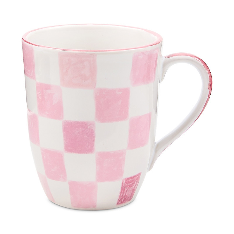 MacKenzie-Childs Pink Check Mug | Bloomingdale's (US)
