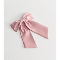 Pink Satin Bow Hair Clip New Look | New Look (UK)