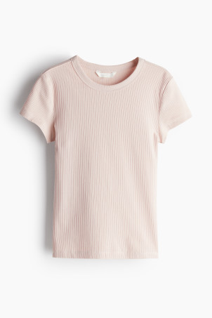 Ribbed T-shirt | H&M (US + CA)