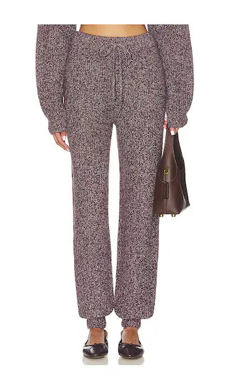Dale Knit Pant in Raisin Heather | Revolve Clothing (Global)