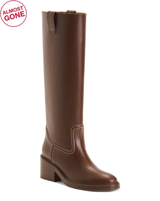 Made In Italy Leather Boots | TJ Maxx