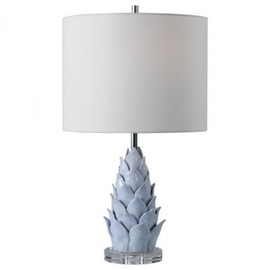 Uttermost Fera Light Blue Accent Lamp, Uttermost 28331-1 A3FX0 | Lighting Reimagined