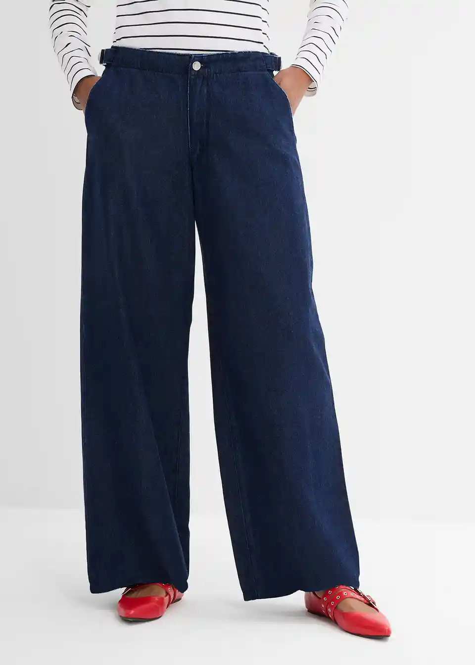 Wide-Leg-Jeans Mid Waist | Bonprix DE