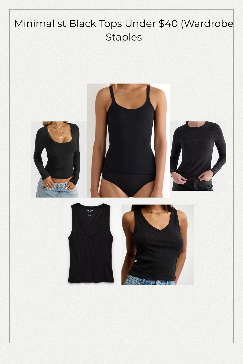 If you’re building a minimalist wardrobe, these black layering tops under $40 are essentials. Clean silhouettes, versatile fits, and easy everyday pieces you’ll actually wear on repeat.

#LTKootd #LTKSaleAlert #LTKActive
