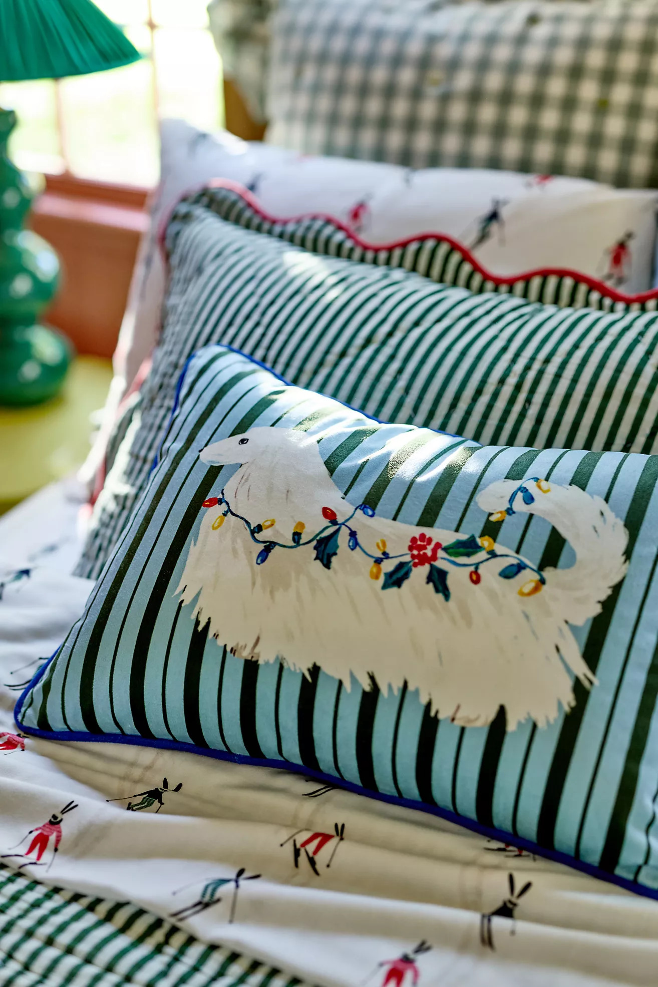 Iluka Cotton Printed Floral Shams, Set of 2 | Anthropologie (US)