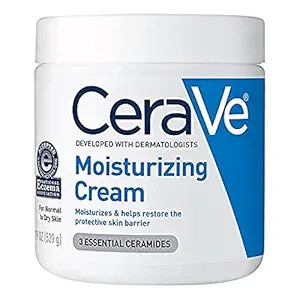 CeraVe Moisturizing Cream | Body and Face Moisturizer for Dry Skin | Body Cream with Hyaluronic A... | Amazon (US)