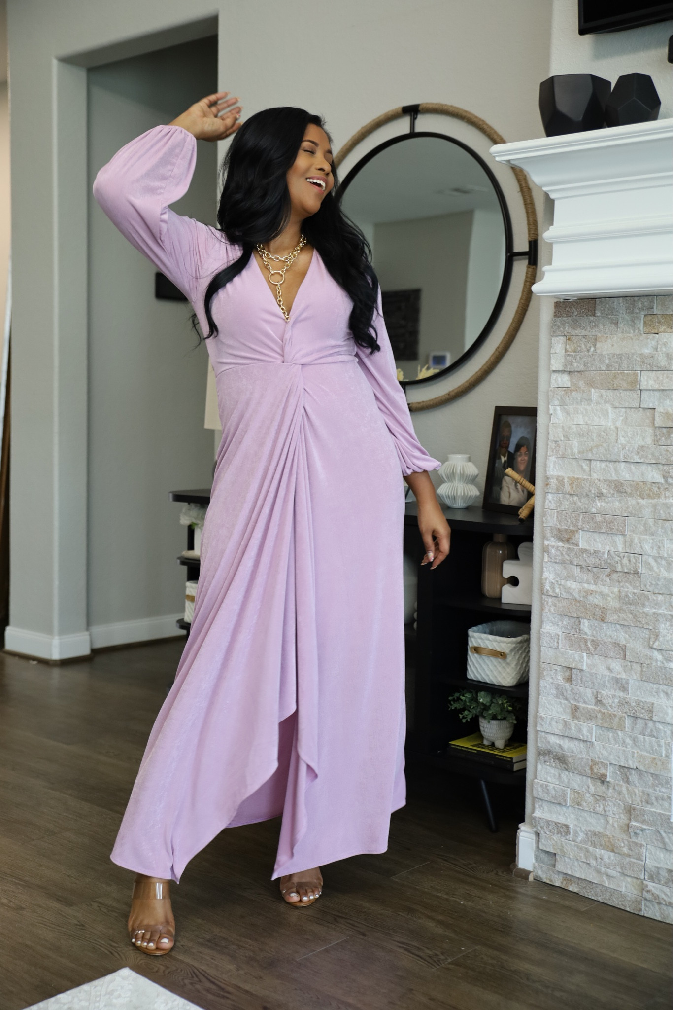 Vici spring dresses. Easter dress. Classy maxi dress. Pastel dresses. Lilac dress. 

#LTKunder100 #LTKwedding #LTKsalealert