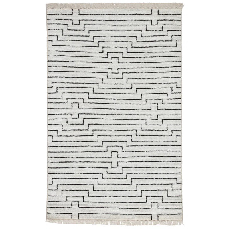 Rowan Handmade Viscose White Rug | Wayfair North America