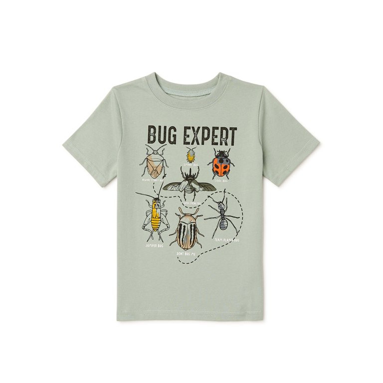 Garanimals Baby and Toddler Boy Short Sleeve Graphic T-Shirt, Sizes 12M-5T | Walmart (US)