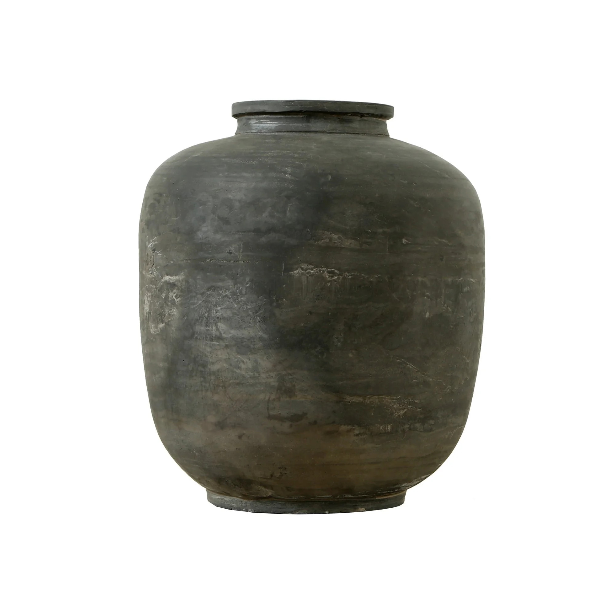 Artissance  11.8"H Medium Earthy Gray Ceramic Indoor Outdoor Pottery Vase, Home and Garden Decor | Walmart (US)